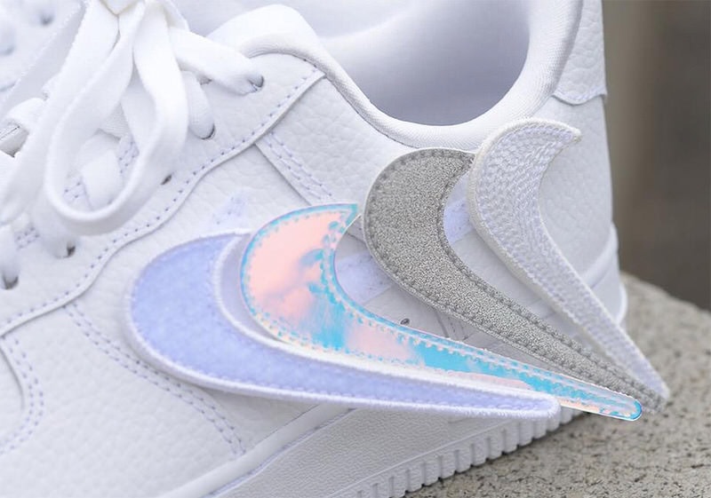 Nike Air Force 1-100 for Women Features Removable Swoosh ... Nike Air Force 1-100 for Women Features Removable Swoosh ...